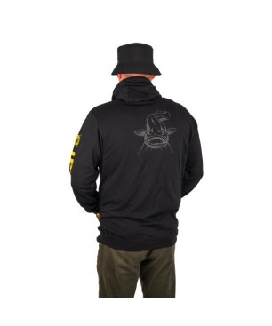 Black Cat Black Zip Hoody