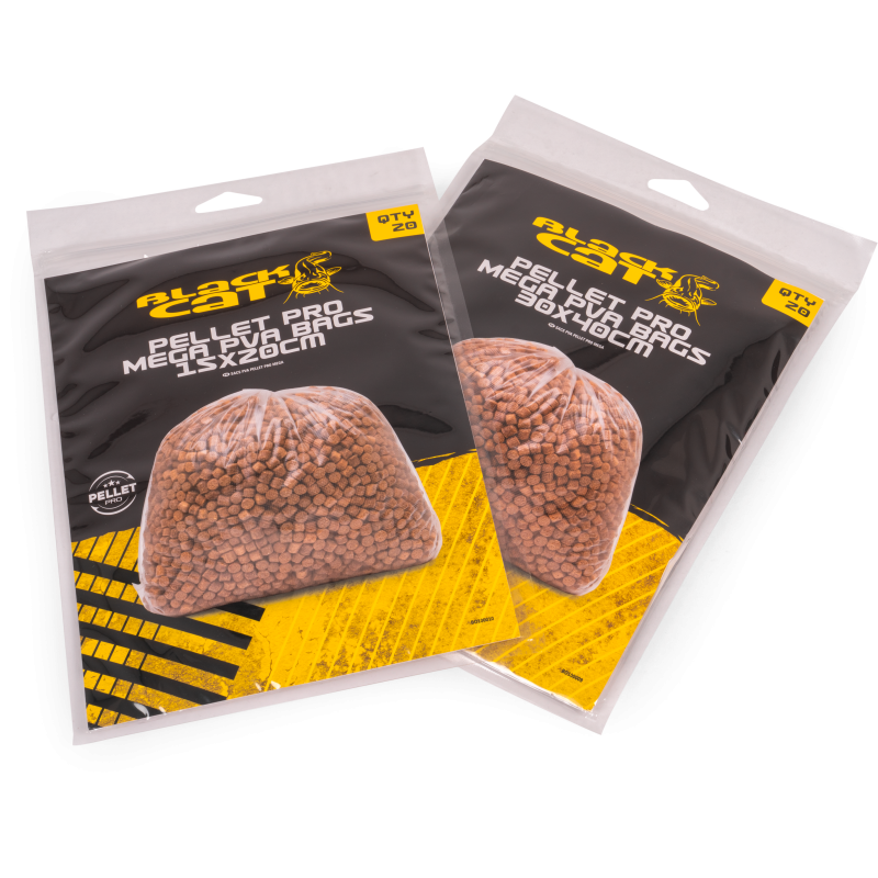 Black Cat Pellet Pro Mega PVA Bags Black Cat Pellet Pro Mega PVA Bags