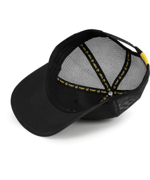 Black Cat Black Trucker Cap