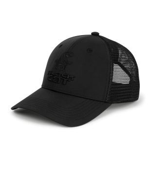 Black Cat Black Trucker Cap