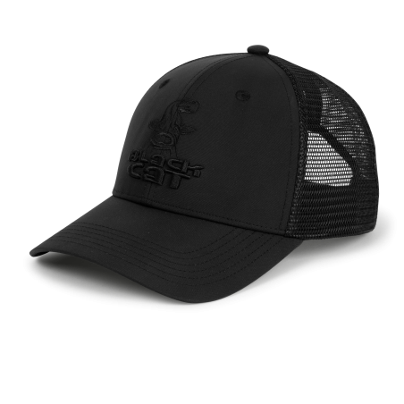 Black Cat Black Trucker Cap