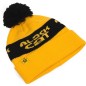 Black Cat Yellow Bobble Hat