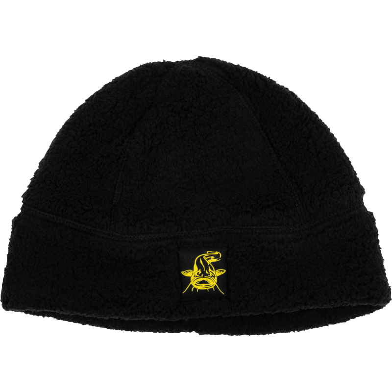 Black Cat Fleece Beanie Hat