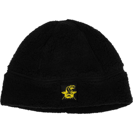 Black Cat Fleece Beanie Hat