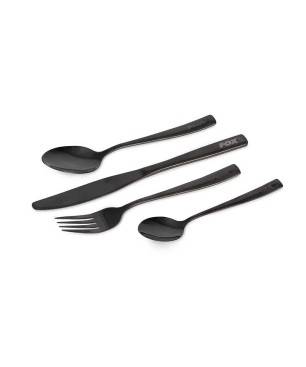 Fox Cookware Black Stainless Cutlery Set
