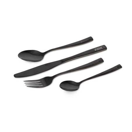 Fox Cookware Black Stainless Cutlery Set