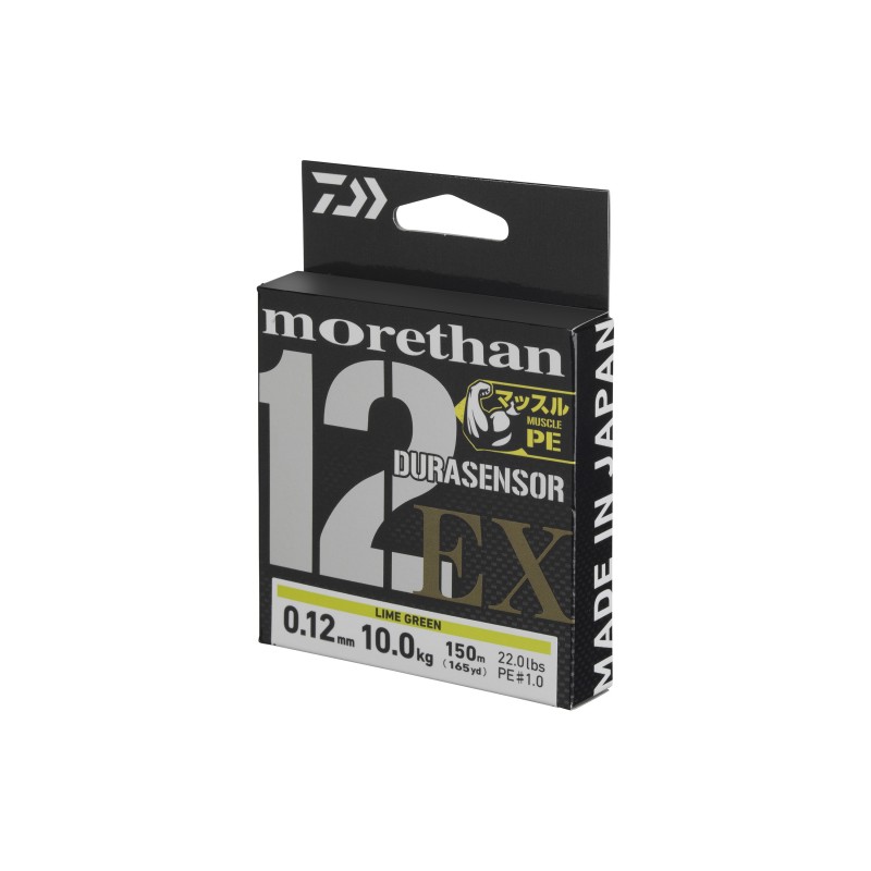 Daiwa Morethan DURASENSOR 12 BRAID EX+Si3 150m