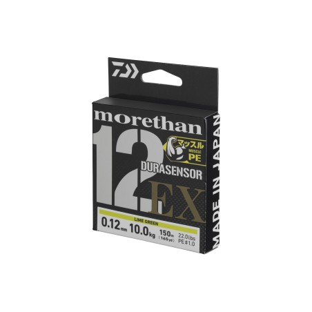 Daiwa Morethan DURASENSOR 12 BRAID EX+Si3 150m