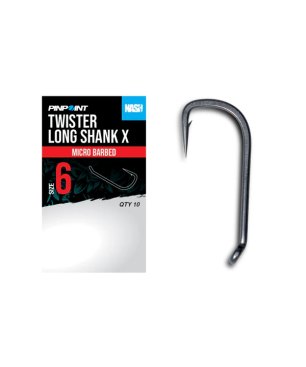 Nash Twister Long Shank X Barbed