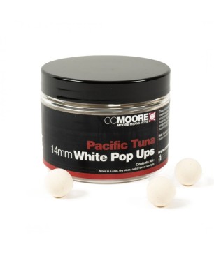 CC Moore Pacific Tuna White Pop-ups 14mm