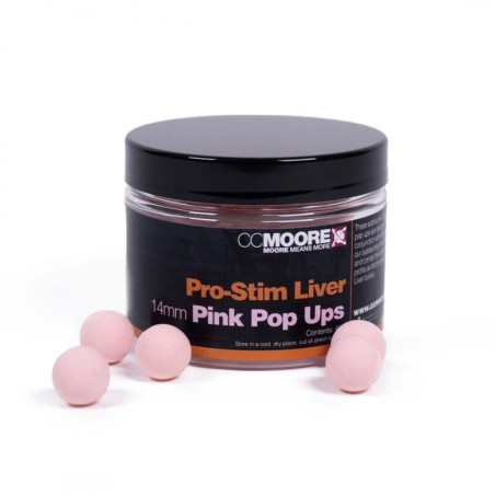 CC Moore Pro-Stim Liver Pink Pop-ups 14mm