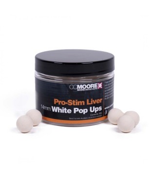 CC Moore Pro-Stim Liver White Pop-ups 14mm