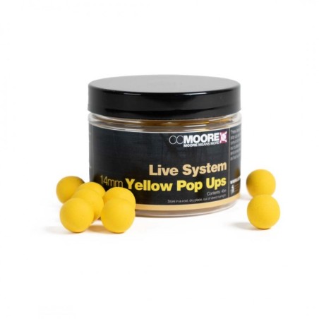 CC Moore Live System Yellow Pop-ups 14mm