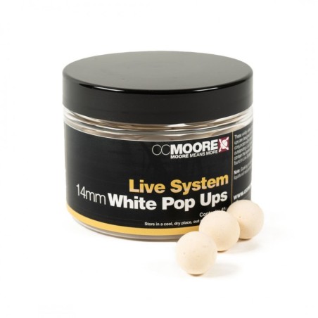 CC Moore Live System White Pop-ups 14mm