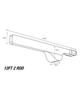 Nash Subterfuge Soft Protect 2 Rod Skin 12ft