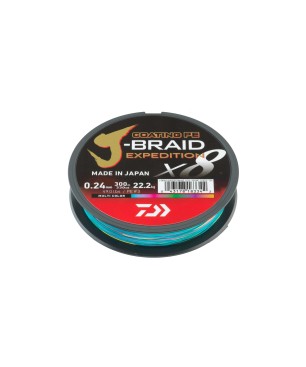Daiwa J-Braid Expedition Multicolor - Meterware
