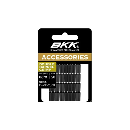 BKK Double Barrel Crimp Matte Black