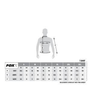 Fox Classic T - Black & Orange