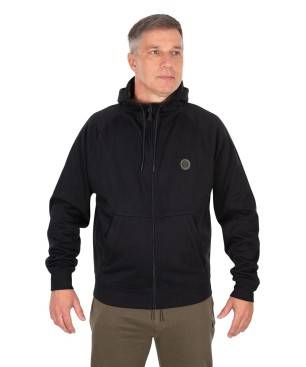 Fox Collection Zipped Hoody - Black