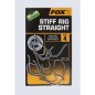 Fox EDGES Stiff Rig Straight Hooks