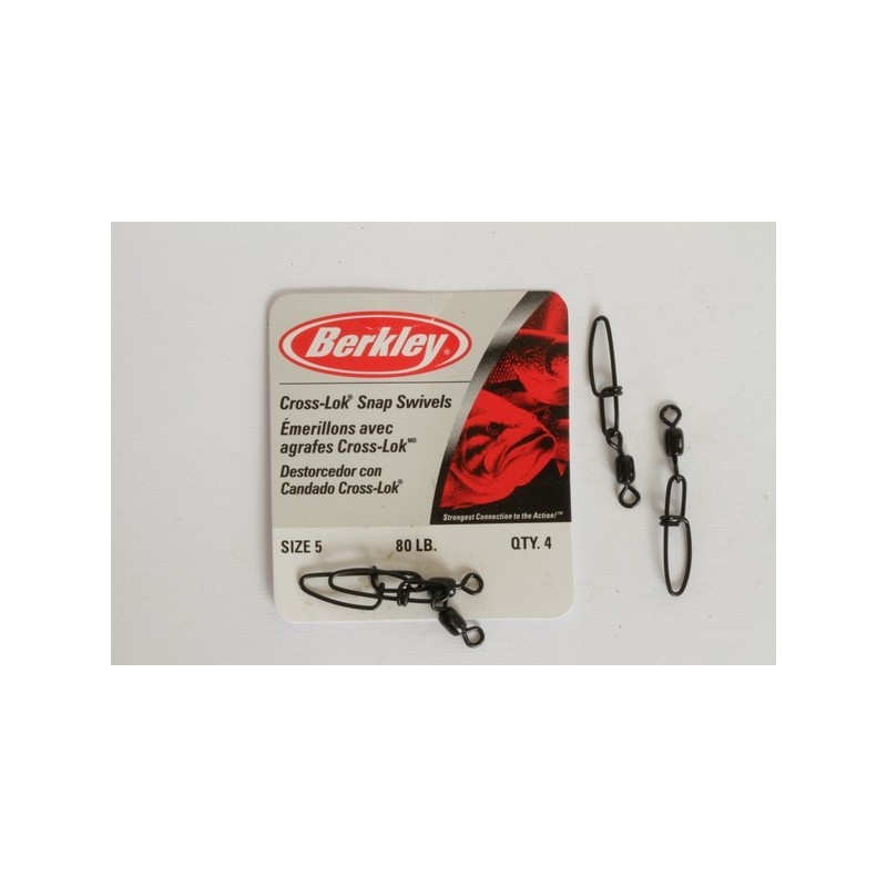 Berkley McMahon Cross-Lok Snap/Swivel