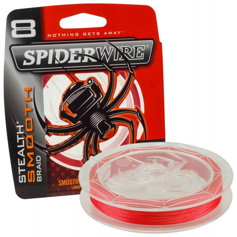 Spiderwire Stealth Smooth 8 Red Meterware