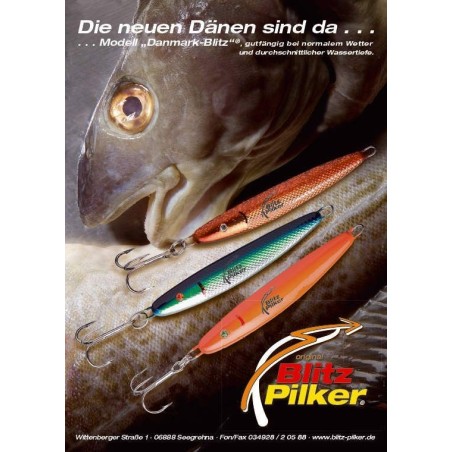 Blitz-Pilker "Danmark-Blitz" 200 g