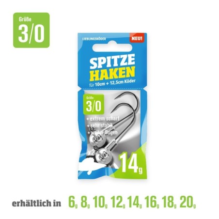 Lieblingsköder Spitze Haken 3/0