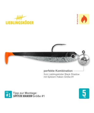 Lieblingsköder Black Shadow 5cm