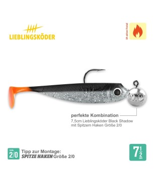 Lieblingsköder Black Shadow 7,5cm