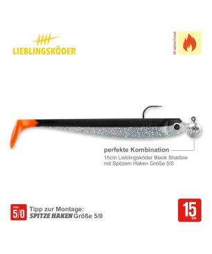 Lieblingsköder Black Shadow 15cm
