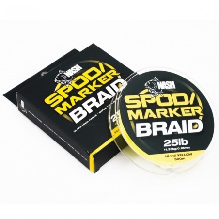 Nash Spod & Marker Braid Hi Viz Yellow 0,18mm