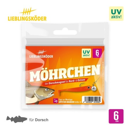 Lieblingsköder Möhrchen 6cm